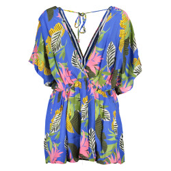 DESIGUAL DAMEN KURZES KLEID BLAU