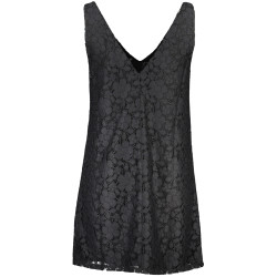 DESIGUAL SCHWARZES KURZES KLEID FÜR DAMEN