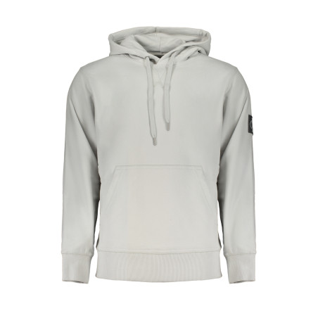 CALVIN KLEIN MEN&39S GRAY ZIPLESS SWEATSHIRT