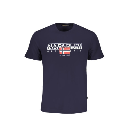 NAPAPIJRI HERREN-KURZARM-T-SHIRT BLAU