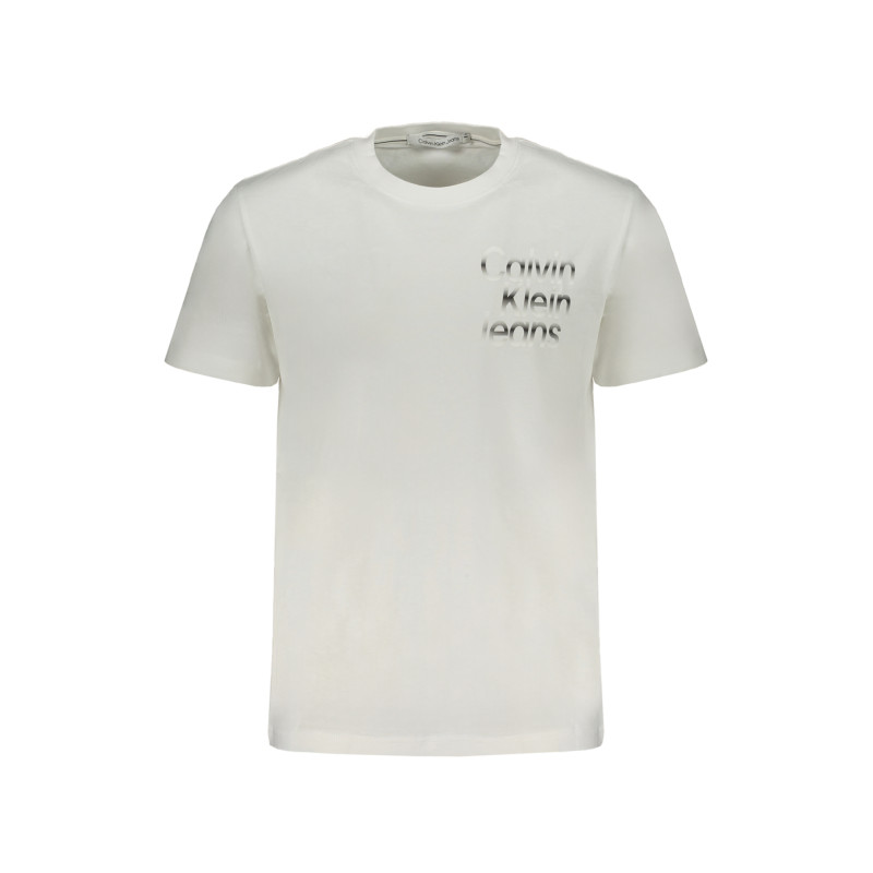 CALVIN KLEIN HERREN-KURZARM-T-SHIRT WEISS