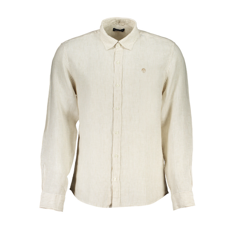 LANGARMHEMD FÜR HERREN VON NORTH SAILS BEIGE
