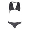 FILA SCHWARZER BIKINI-BADEANZUG FÜR DAMEN