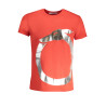 TRUSSARDI HERREN-ROTES KURZARM-T-SHIRT