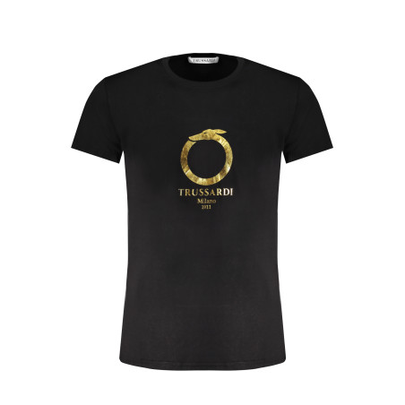TRUSSARDI HERREN-KURZARM-T-SHIRT SCHWARZ