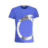 TRUSSARDI HERREN-KURZÄRMELIGES T-SHIRT BLAU