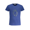 TRUSSARDI HERREN-KURZÄRMELIGES T-SHIRT BLAU