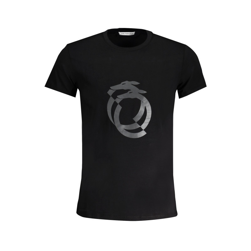 TRUSSARDI HERREN-KURZARM-T-SHIRT SCHWARZ