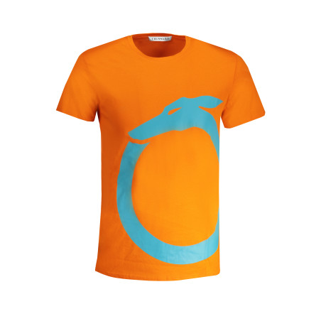 TRUSSARDI HERREN-KURZARM-T-SHIRT ORANGE