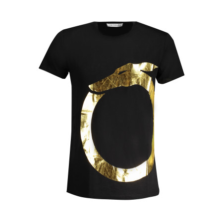 TRUSSARDI HERREN-KURZARM-T-SHIRT SCHWARZ