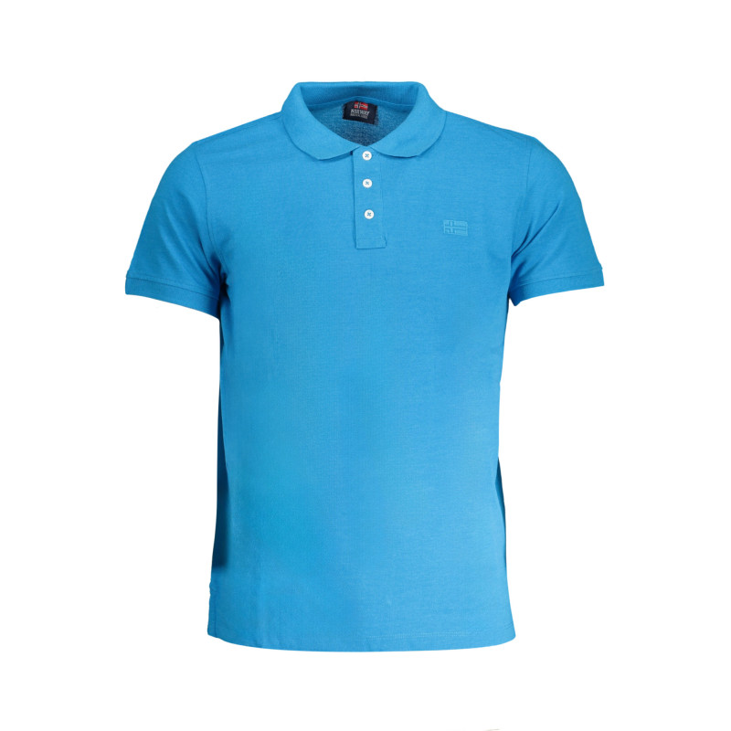 NORWAY 1963 MEN&39S BLUE SHORT SLEEVED POLO SHIRT