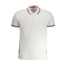 Weißes, kurzärmliges Herren-Poloshirt der Cavalli-Klasse