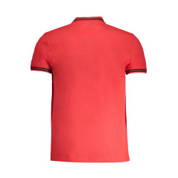 CAVALLI CLASS HERREN-KURZÄRMELIGES POLOSHIRT ROT
