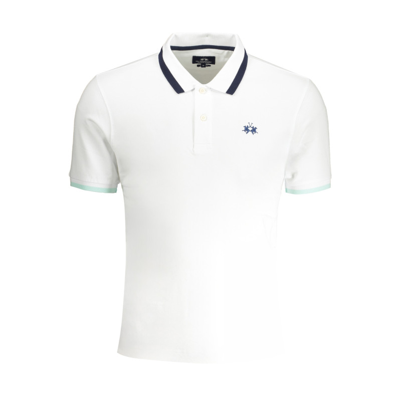 LA MARTINA HERREN-POLOSHIRT MIT KURZEN ÄRMELN, WEISS