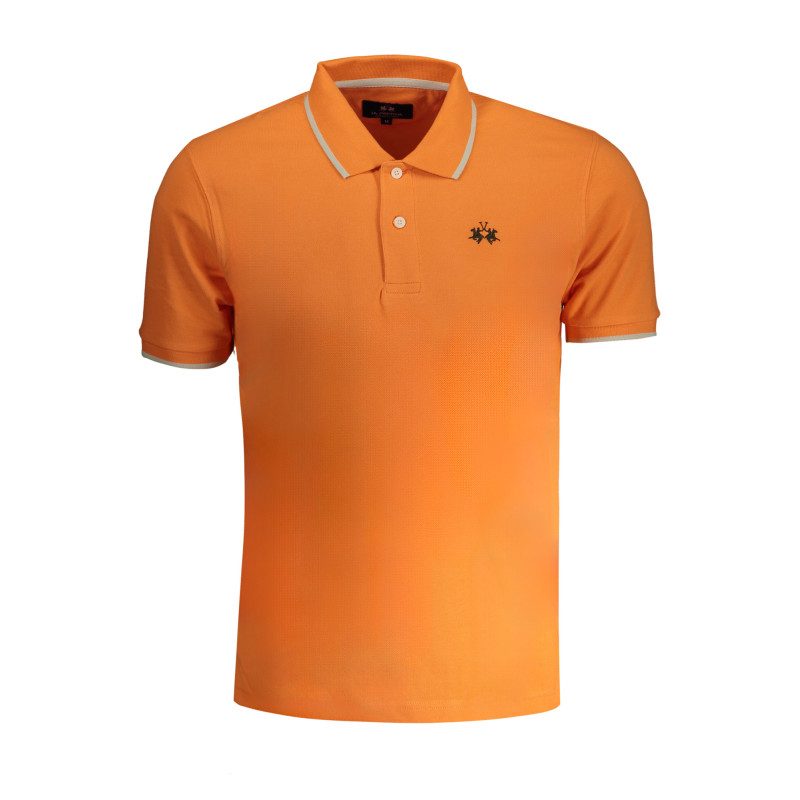 ORANGES KURZÄRMELIGES HERREN-POLOSHIRT VON LA MARTINA