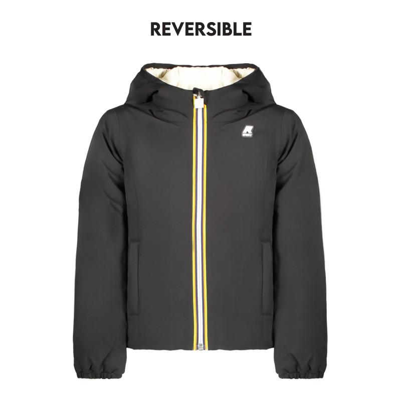 K-WAY SCHWARZE MÄDCHENJACKE