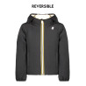 K-WAY SCHWARZE MÄDCHENJACKE