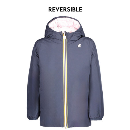 K-WAY BLAUE JACKE FÜR MÄDCHEN