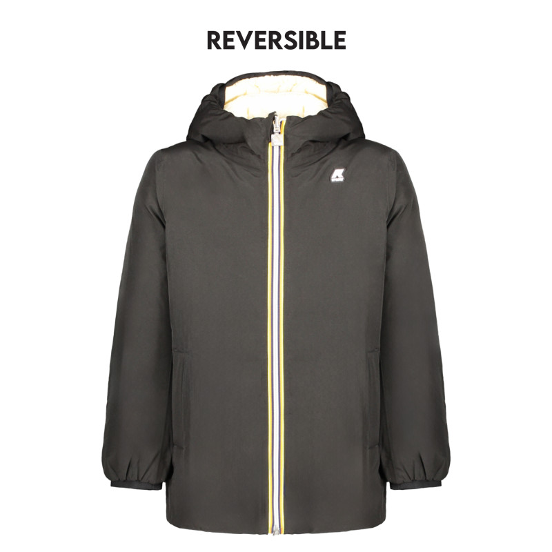 K-WAY SCHWARZE MÄDCHENJACKE
