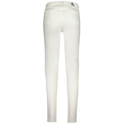 CALVIN KLEIN DAMEN-DENIM-JEANS WEISS