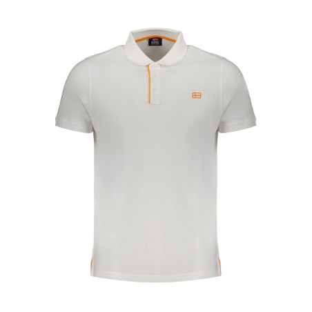 NORWAY 1963 MEN&39S WHITE SHORT SLEEVE POLO SHIRT