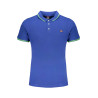 NORWEGEN 1963 BLAUES KURZARM-POLOSHIRT FÜR HERREN