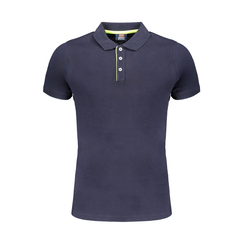 NORWEGEN 1963 BLAUES KURZARM-POLOSHIRT FÜR HERREN