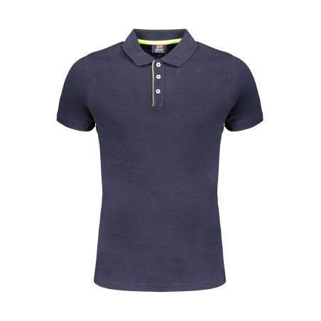 NORWEGEN 1963 BLAUES KURZARM-POLOSHIRT FÜR HERREN