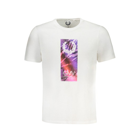 GIAN MARCO VENTURI HERREN-KURZÄRMELIGES T-SHIRT WEISS