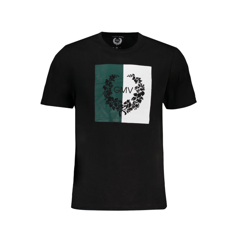GIAN MARCO VENTURI HERREN-KURZARM-T-SHIRT SCHWARZ
