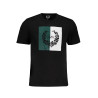 GIAN MARCO VENTURI HERREN-KURZARM-T-SHIRT SCHWARZ