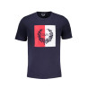 GIAN MARCO VENTURI HERREN-KURZÄRMELIGES T-SHIRT BLAU