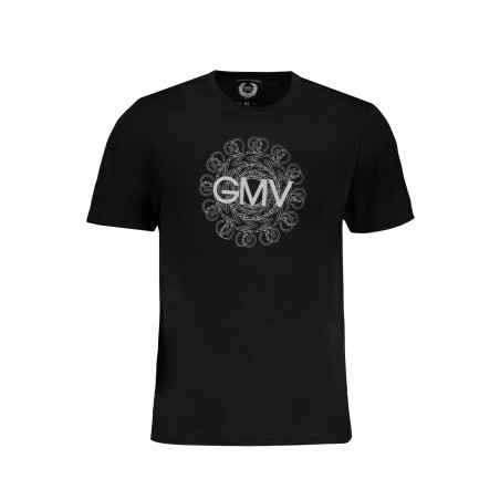 GIAN MARCO VENTURI HERREN-KURZARM-T-SHIRT SCHWARZ