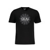 GIAN MARCO VENTURI HERREN-KURZARM-T-SHIRT SCHWARZ