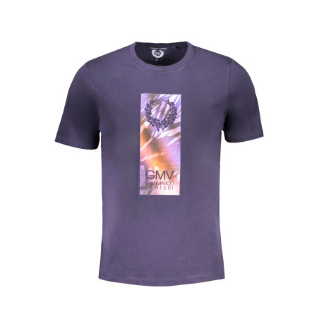 GIAN MARCO VENTURI HERREN-KURZÄRMELIGES T-SHIRT BLAU