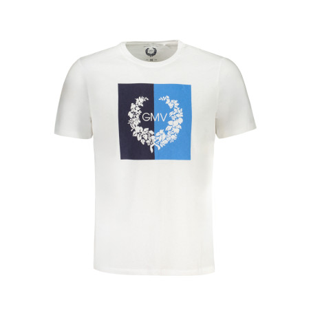 GIAN MARCO VENTURI HERREN-KURZÄRMELIGES T-SHIRT WEISS