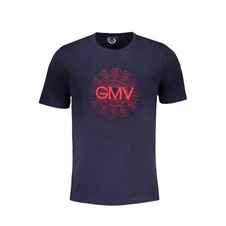 GIAN MARCO VENTURI HERREN-KURZÄRMELIGES T-SHIRT BLAU