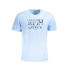 GIAN MARCO VENTURI HERREN-KURZÄRMELIGES T-SHIRT BLAU