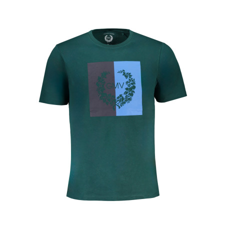 GIAN MARCO VENTURI GRÜNES KURZÄRMELIGES HERREN-T-SHIRT