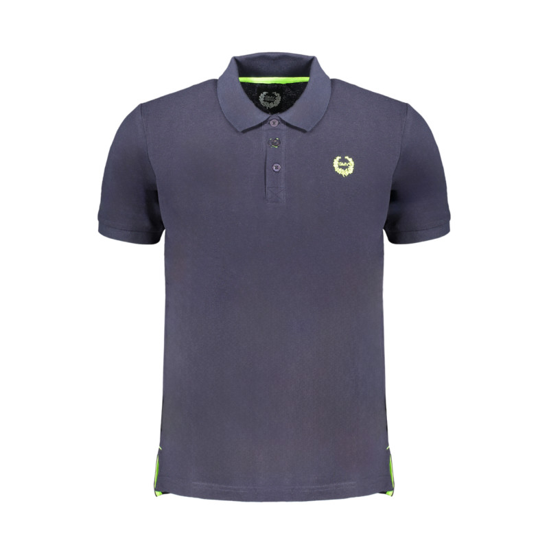 GIAN MARCO VENTURI HERREN-KURZÄRMELIGES POLOSHIRT BLAU