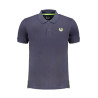 GIAN MARCO VENTURI HERREN-KURZÄRMELIGES POLOSHIRT BLAU