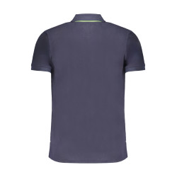 GIAN MARCO VENTURI HERREN-KURZÄRMELIGES POLOSHIRT BLAU