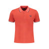 GIAN MARCO VENTURI HERREN-POLOSHIRT MIT KURZÄRMELN, ROT