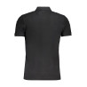 GIAN MARCO VENTURI SCHWARZES KURZÄRMELIGES POLOSHIRT FÜR HERREN