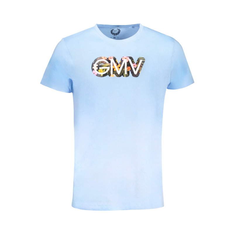 GIAN MARCO VENTURI HERREN-KURZÄRMELIGES T-SHIRT BLAU