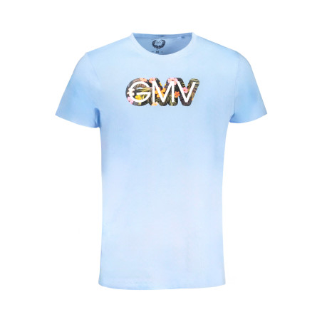 GIAN MARCO VENTURI HERREN-KURZÄRMELIGES T-SHIRT BLAU