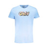 GIAN MARCO VENTURI HERREN-KURZÄRMELIGES T-SHIRT BLAU