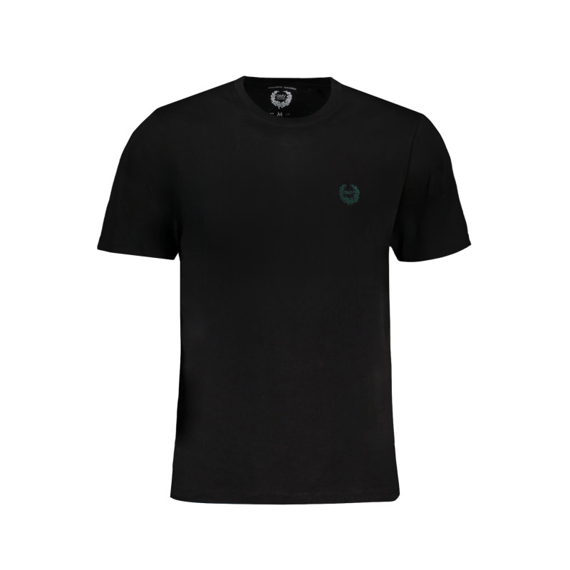 GIAN MARCO VENTURI HERREN-KURZÄRMELIGES T-SHIRT SCHWARZ
