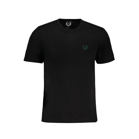 GIAN MARCO VENTURI HERREN-KURZÄRMELIGES T-SHIRT SCHWARZ