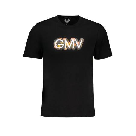 GIAN MARCO VENTURI HERREN-KURZÄRMELIGES T-SHIRT SCHWARZ